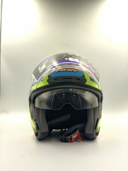 MHR Helmet Open Face BRINK YELLOW GRAPHIC (SIRIM)